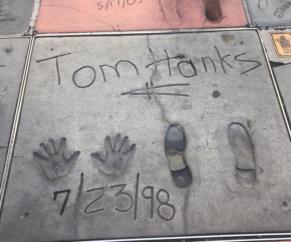 estrela tom hanks calçada da fama